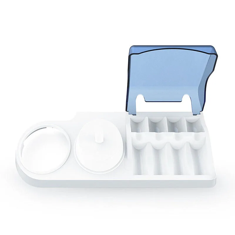 Подставка держатель для зубной щетки с откидной крышкой дисплей термостойкий Braun