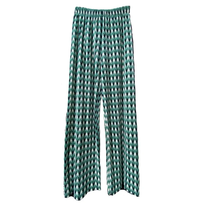 

Casual Pants Women Geometric Leisure Home Wear Popular Stylish Korean Trendy Female Bottom Harajuku Summer Lady Trouser Daily