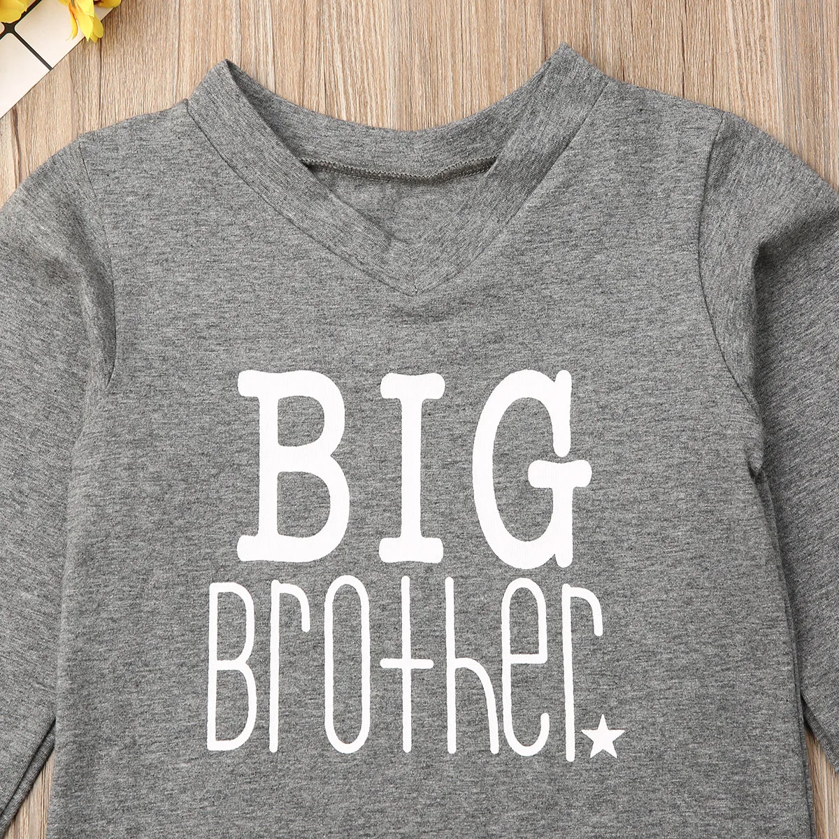 Комбинезон с надписью Big & Little Brother для маленьких мальчиков боди Детская футболка