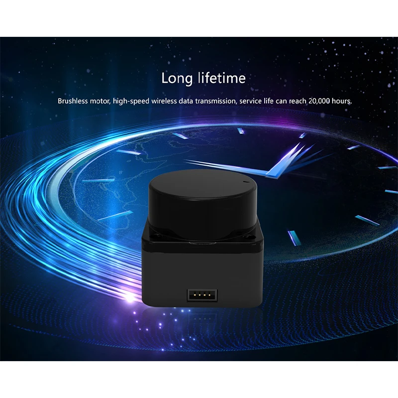 Lidar 3D Sensor DTOF Radar Scanner 360 Degree Omni-Directional Scanning 25000 Lux Resistance TOF Flight Time Ranging | Электроника