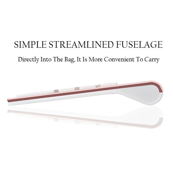 Гладкий корпус 2 4 ГГц Беспроводной клавиатура и Мышь комбо 102 ключи с низким