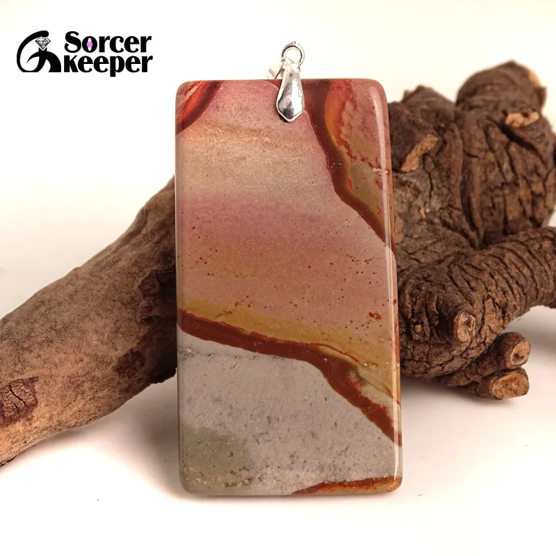 Модные натуральные Подвески Пикассо Jaspers Diy бижутерия из полудрагоценных камней