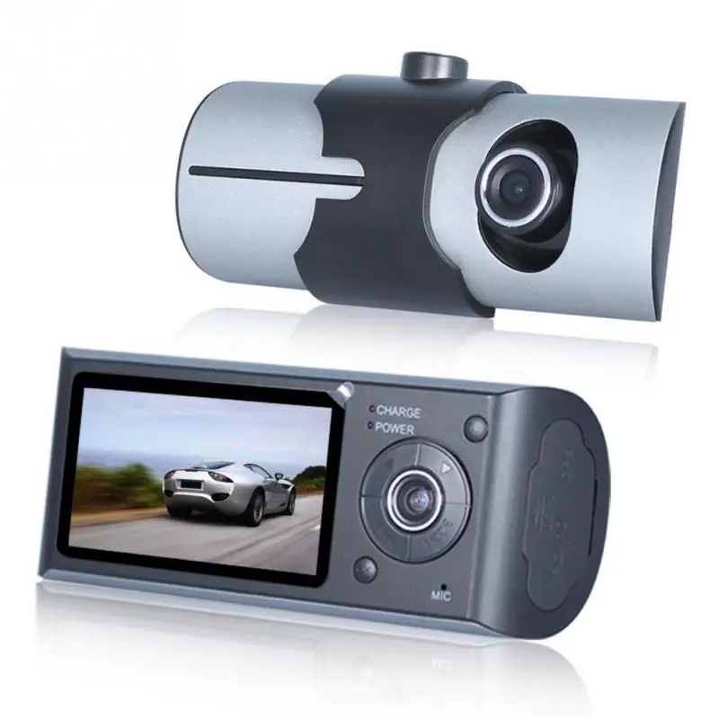 Автомобильный видеорегистратор R300 с GPS и 3D G-сенсором ЖК-камера X3000 циклической