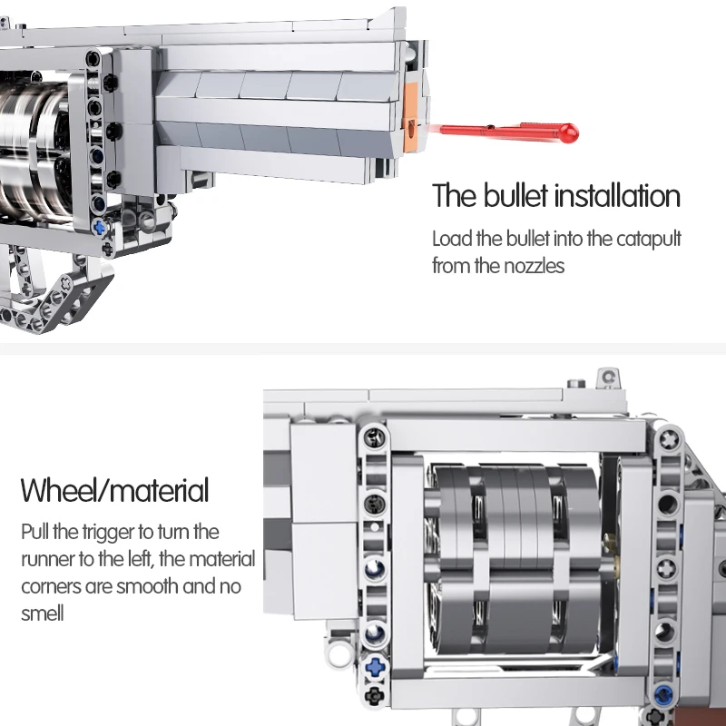Строительные блоки городская полиция SWAT оружия револьвера строительные военная