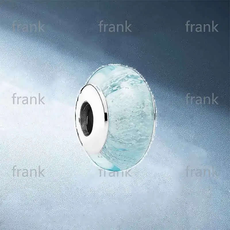 

791644-Signature-Light-Blue-Colour-Murano-Glass-Charm
