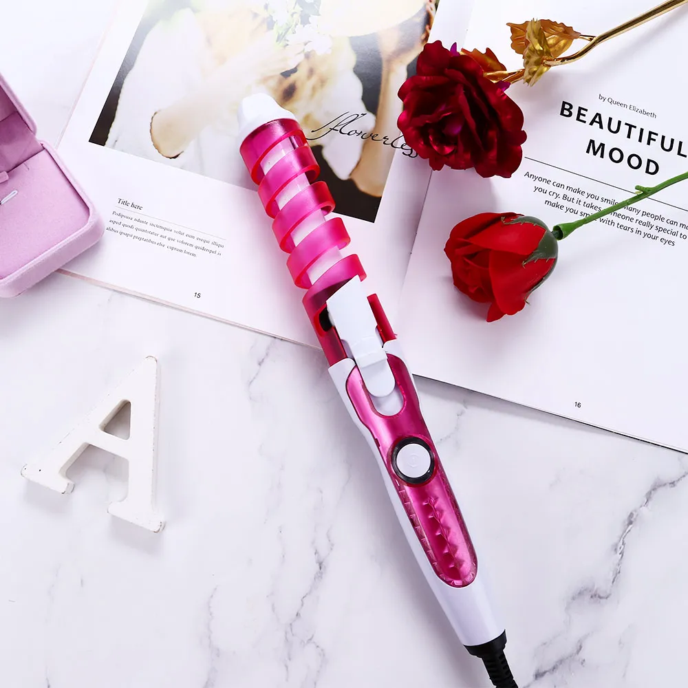 Portable Hair Curler Roller Spiral Curling Iron Salon Electric Hair Curler Beauty Curling Wand Professional Hair Styler Beauty S