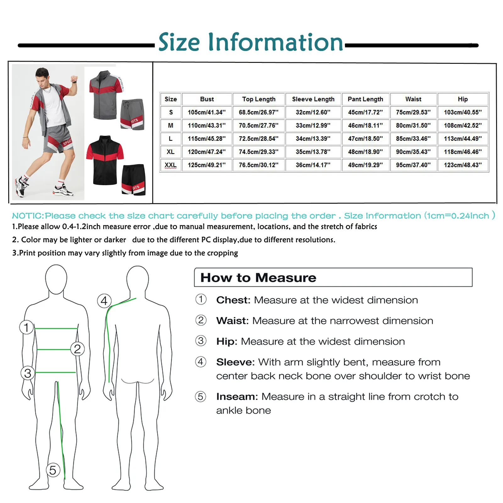 

Men's Tracksuit Summer Clothes Sportswear Two Piece Set T Shirt Shorts Brand Track Clothing Male Sweatsuit Sports Suits for men