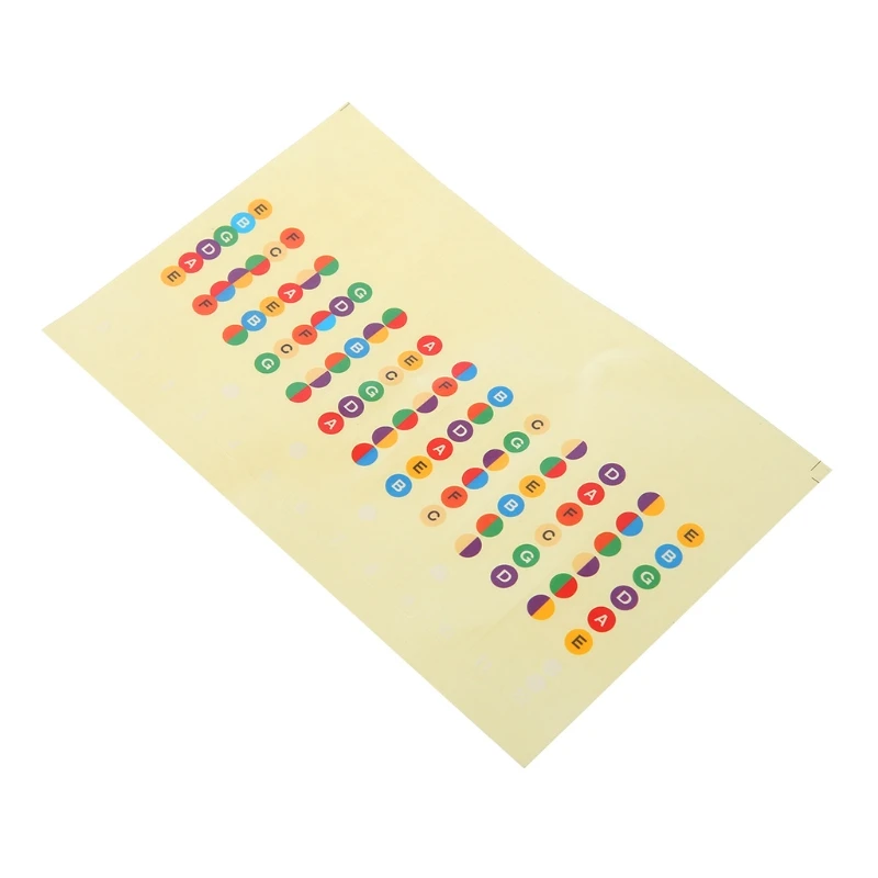 Гитарные аксессуары шкала наклейка на шею гриф Fret Board Note Learn Practice | Спорт и