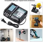 Быстрое зарядное устройство DC18RF, сменный электроинструмент, литий-ионное зарядное устройство 14,4-18 в для аккумулятора Makita DC18RA DC18RC