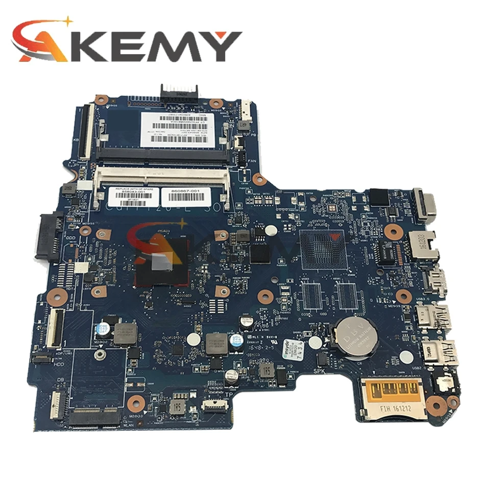 Материнская плата Akemy 844380-001 844380-601 6050A2731601-MB-A01 для ноутбука HP 245 14-af с процессором