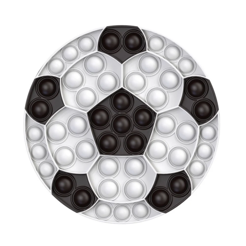 

Sport Football Basketball Pops Bubble Fidget Toys Autism Stress Reliever Toys for Kids Simple Dimple Rugby Relax Game Toys
