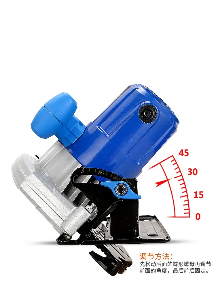 Электрическая циркулярная пила Настольная 9 дюймов для деревообработки бытовая