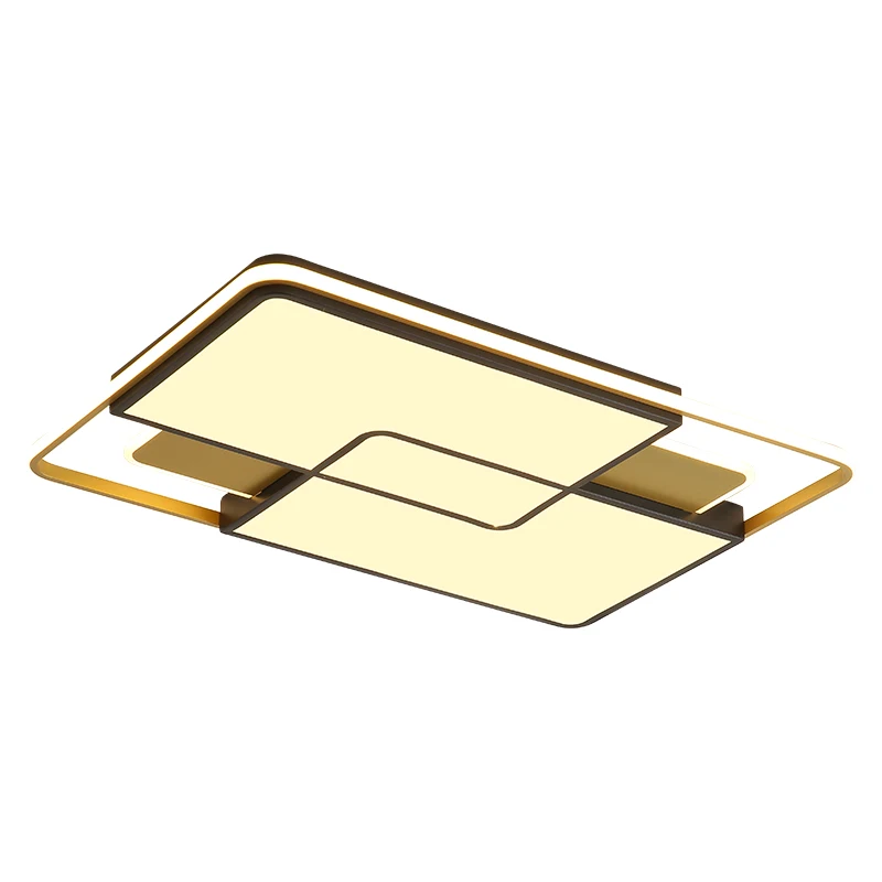 

Ceiling Rectangular LED ceiling lamp in living room 220 V adjustable light restaurant creative personality villa study lamp