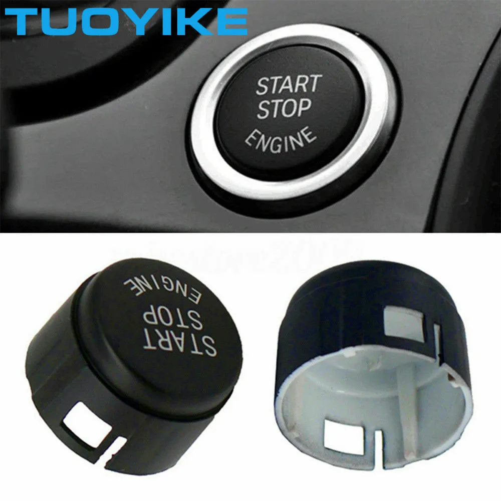 

New Car Start Stop Engine Button Switch Cover For BMW 5 6 7 series F01 F02 F10 F11 F12 2009-2013 OEM 61319153832 Styling 4-Color
