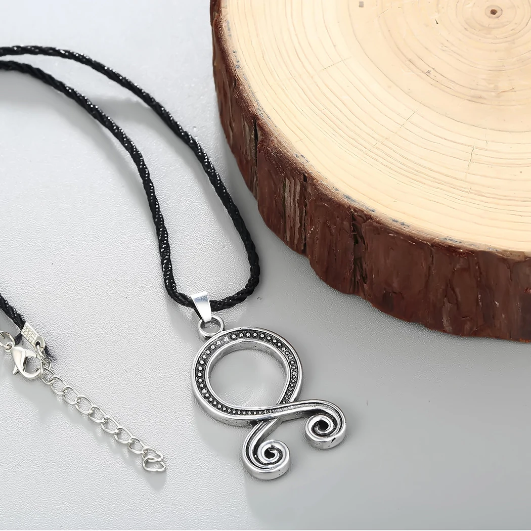 CHENGXUN ожерелье с крестом-троллем для мужчин защита викингов из черной кожи