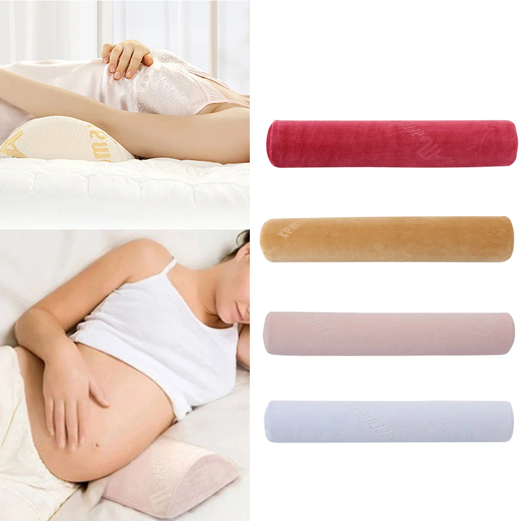 

High Density Memory Foam Slow Sleeping Neck Roll Pillow Cervical Bolster Cushion