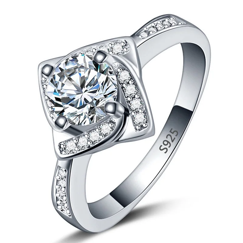 MDEAN белый золотой цвет свадебные ювелирные изделия AAA циркон Роскошная bague Модная