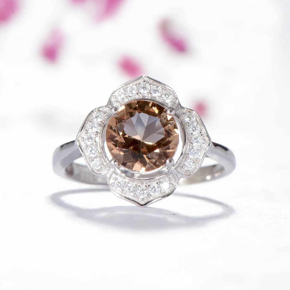 Женские Ювелирные наборы с драгоценным камнем kuoolit кольцо и сережки из