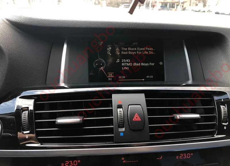 Автомагнитола Ouchuangbo для X3 F25 2010-2015 Поддержка android 9 0 gps-навигация 8 дюйма ядер 4 Гб