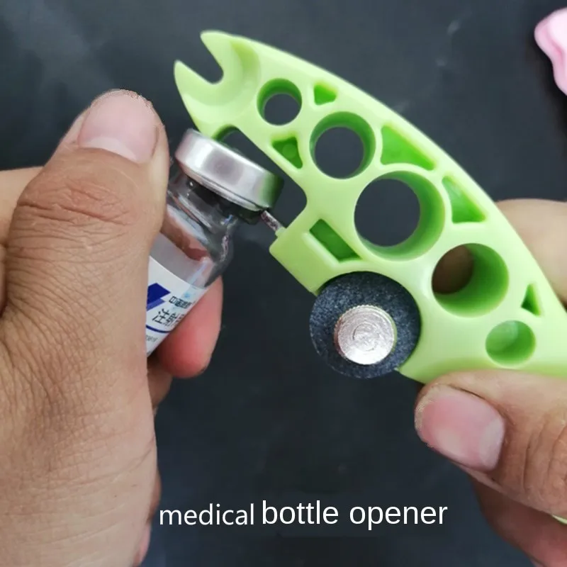 Grinding Wheel an Pou Ping Bottle Opener Small Simplicity Tool Medical Use Injection Ampoule Plastic Nurses' Assistant | Дом и сад