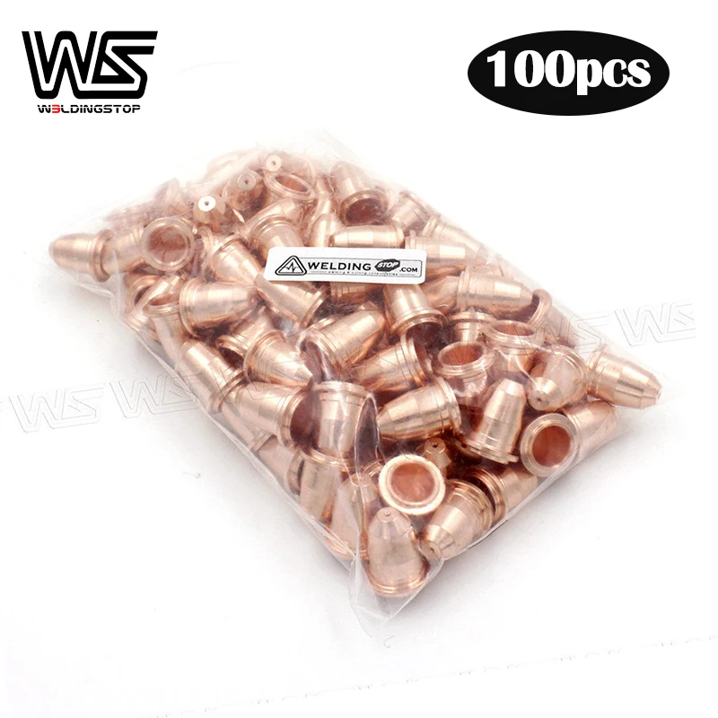 PD0116-08 PD0116-06 Nozzle Tips 0.6mm 0.8mm for Trafimet Plasma Cutter Torch S45 IPT-40 PT40 IPT-60 PT60 PKG/100