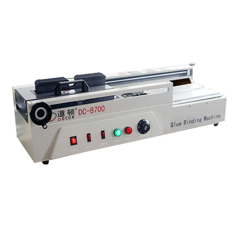 

220V~240v Hot melt glue binding machine automatic heating hot melt bookbinding machine Binding length 32cm