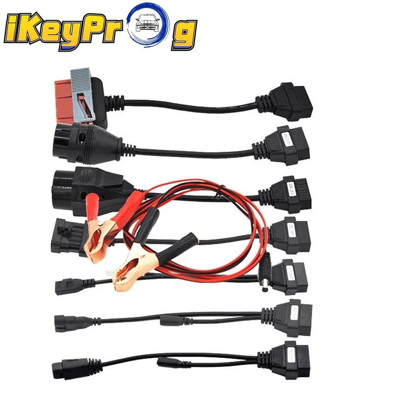 Лучшая цена полный набор 8 кабели Авто Диагностический Соединительный адаптер