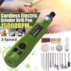 USB Электрический гравер сверло Набор сделай сам для деревообработки гравировка ручка 3-Скорость Перезаряжаемые мини шлифовальный станок вращательного бурения Беспроводной с аксессуарами