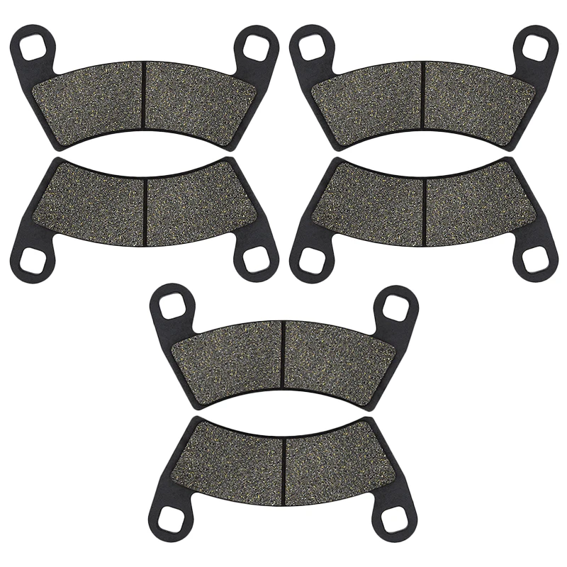 Cyleto мотоциклетные Передние Задние тормозные колодки для Polaris Ranger Crew 700 800 2008-2015 RZR