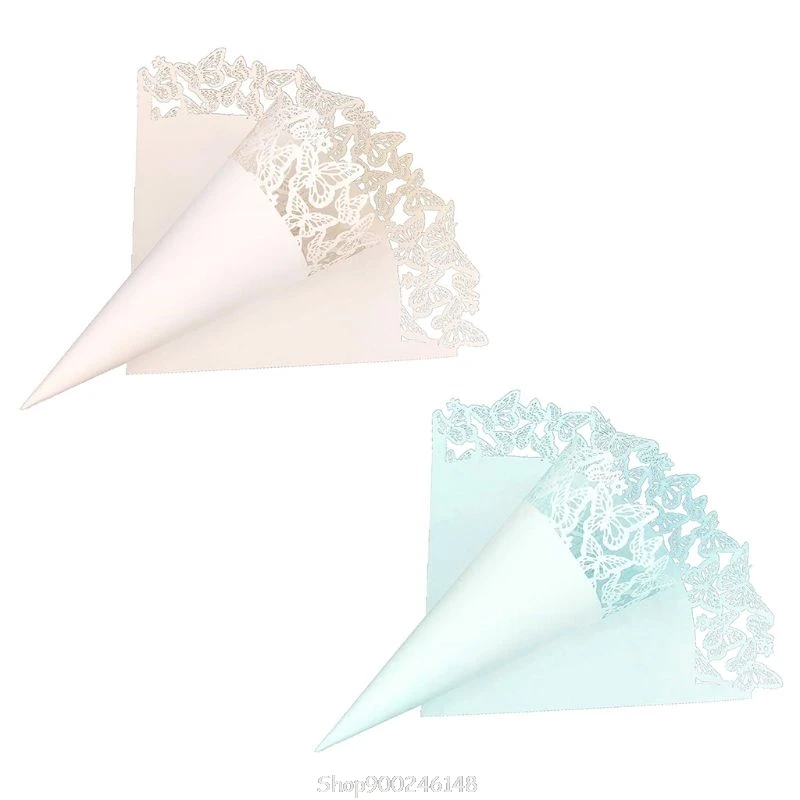 50 шт. кружевные лепестки в виде бабочек|Украшения своими руками для вечеринки| |