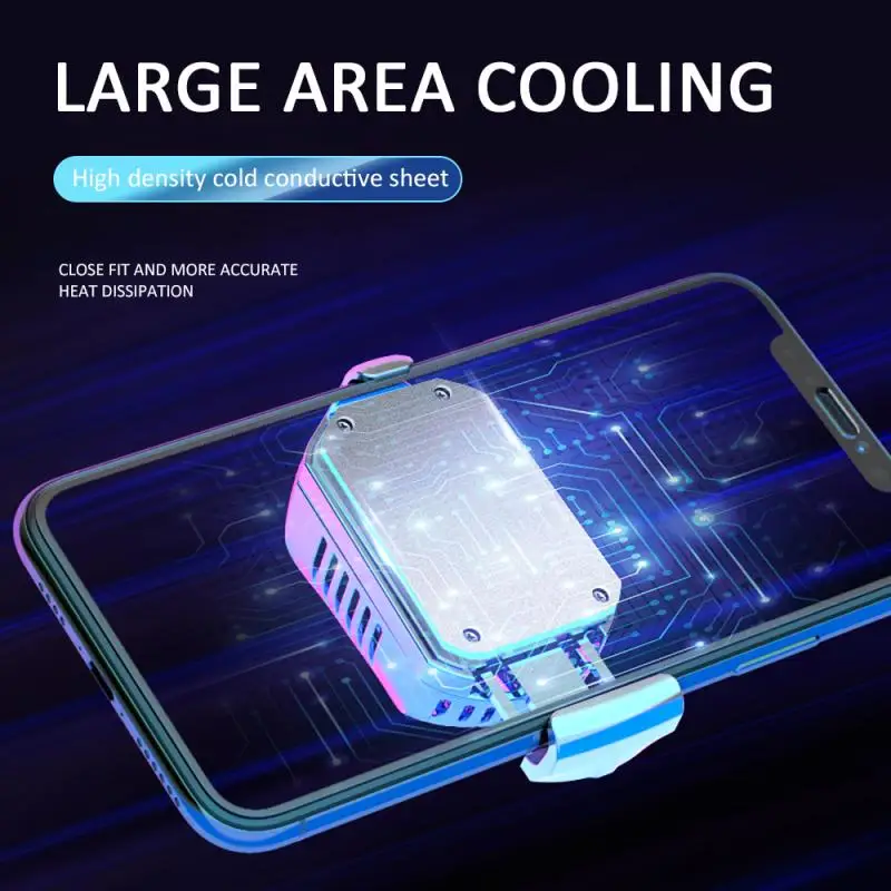 Новый игровой радиатор мобильный телефон охлаждающий вентилятор для игрового