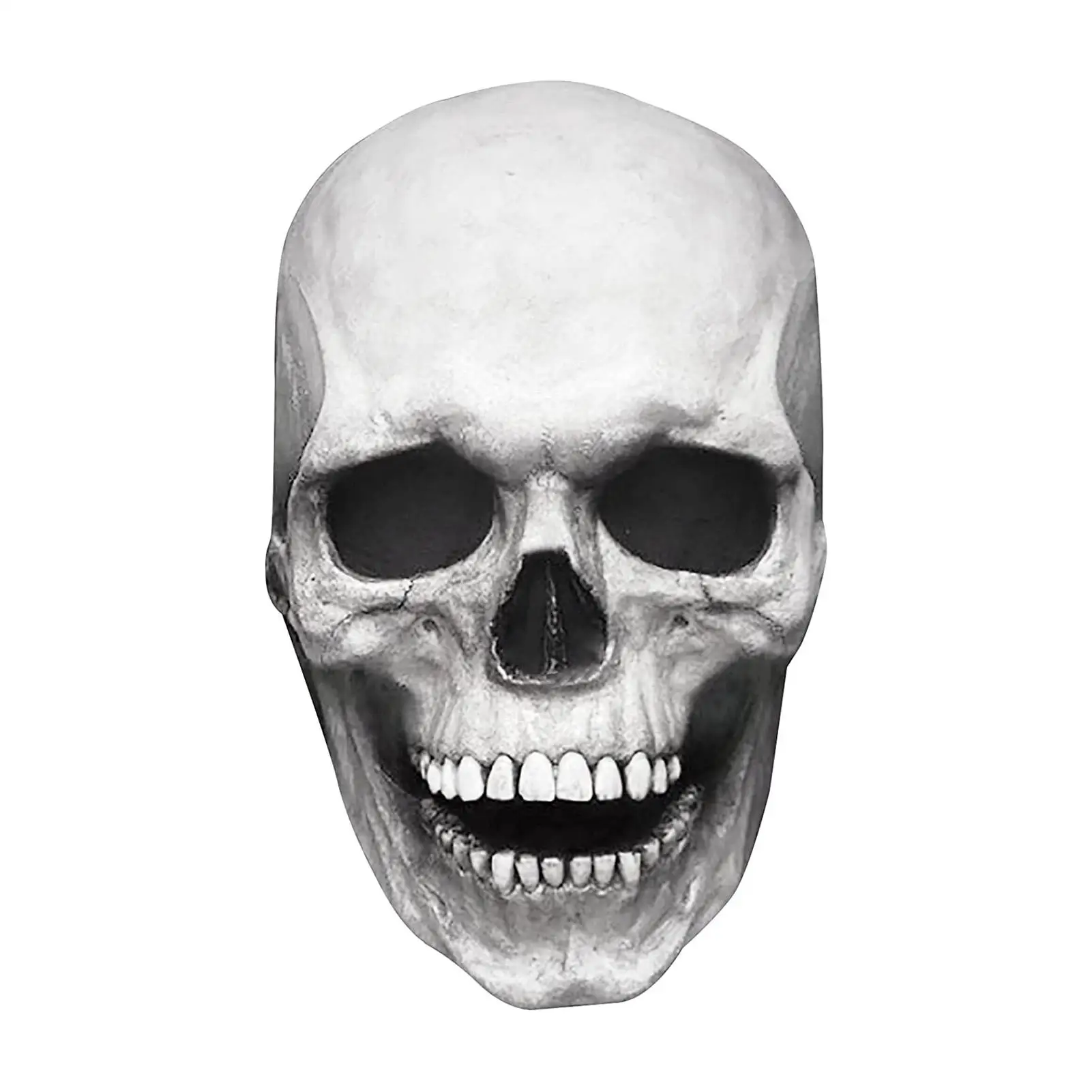 

Головной убор на Хэллоуин, шлем с подвижными губками, латексная маска на Хэллоуин, головной убор, призрак, маскарад, реквизит для косплевече...