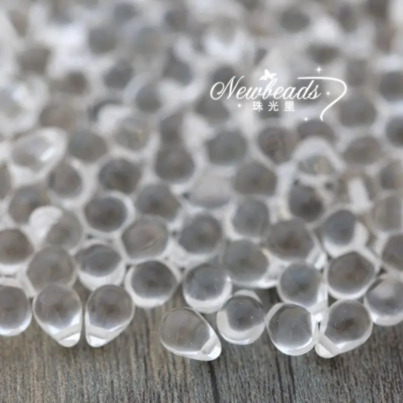 Стеклянные бусины 6x8 мм стеклянные из чешского стекла оптом цвет 0003 количество. 100