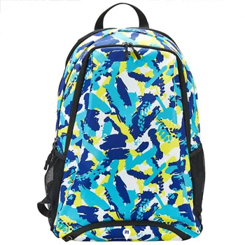 Colorful blue Сумка для бадминтона, теннисная ракетка из Оксфордского волокна, двойной ракет через плечо, рюкзак для женщин и мужчин, ракетки для бадминтона, командные спортивные тренировочные сумки - Цвет: Colorful blue