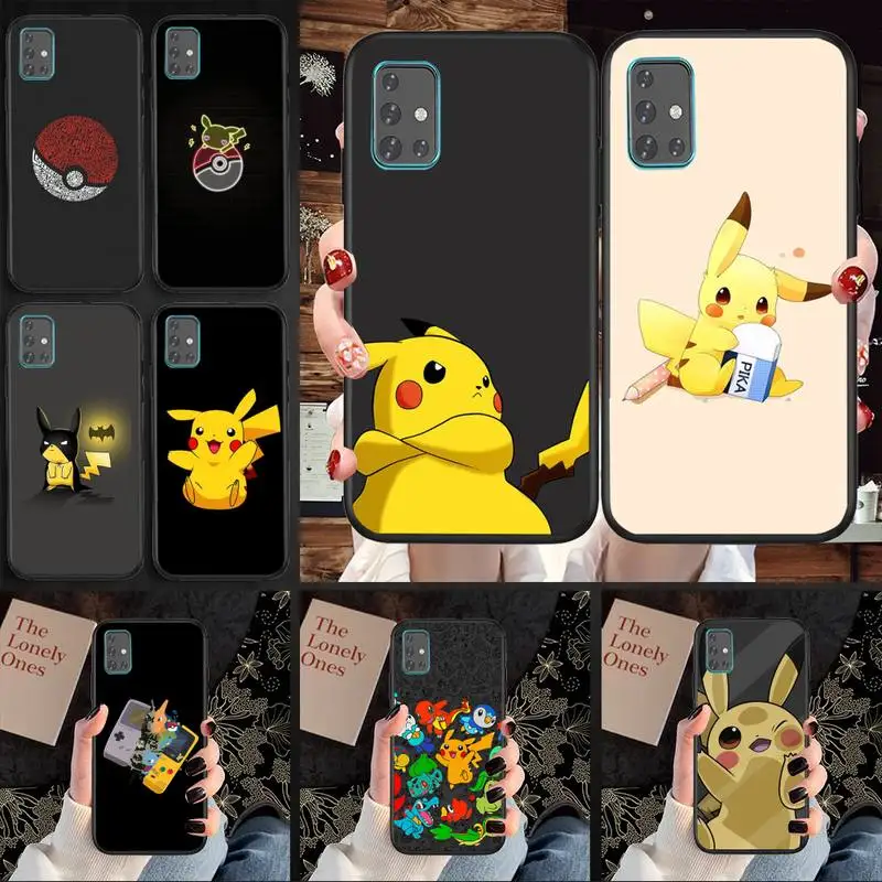 

Cute-Pokemones Anime Phone Case for Samsung A20 A10 A50 A51 A52 A70 A750 A720 A530 2018 Lite Cover Fundas