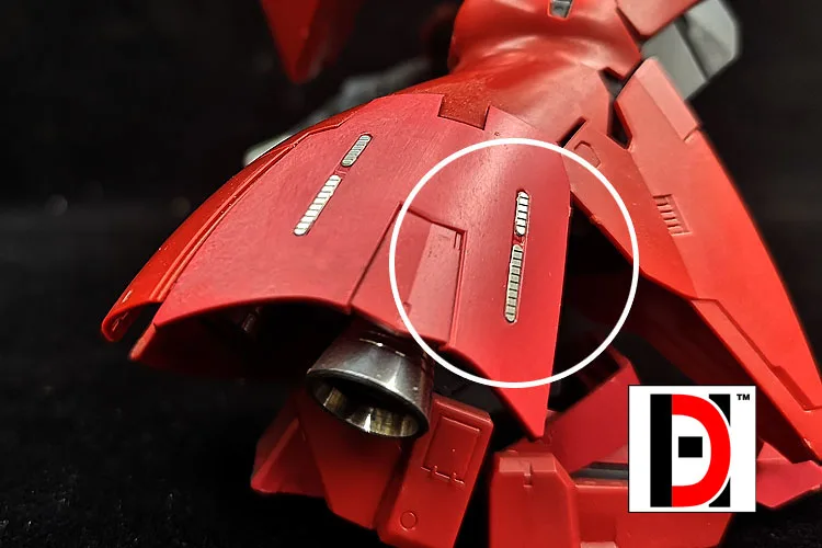 Ремонт декоративных частей для Gundam носик деталь/полоса паза украшение