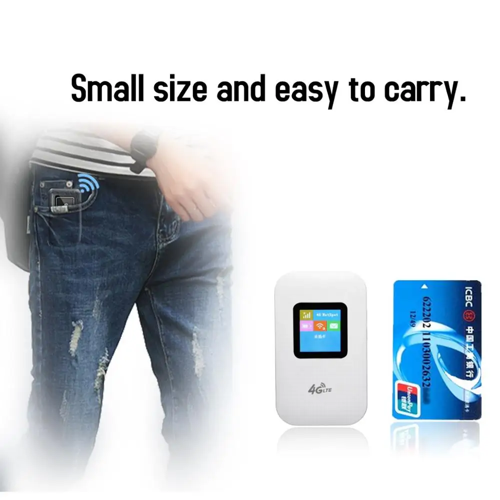 

4G WIFI ROUTER LTE WCDMA GSM Unlocked Mini Router Pocket Sim-Card-Slot Mobile-Hotspot Wi Fi Portable LTE 4G Wireless 3G