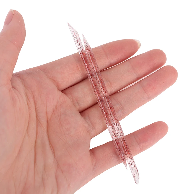 

100Pcs Colorful Crystal Nail Art Dot Drill Stick Nail Dead Skin Push Cleaning Tools Double-headed