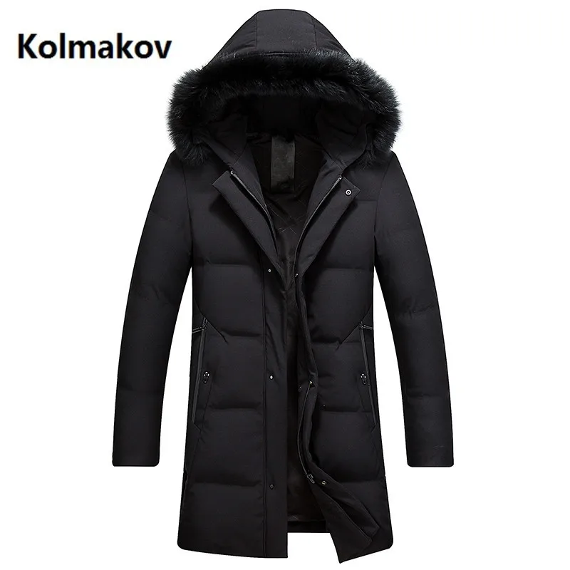 2019 Новое поступление мужские зимние куртки высокого качества 80% Белые с