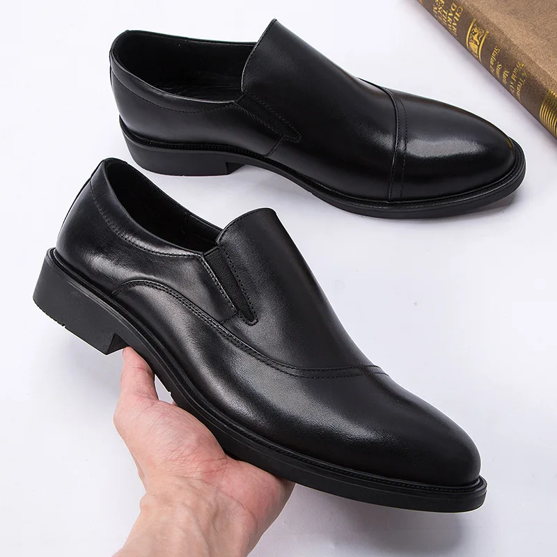 

Mens Business Shoes Autumn Winter High Quality Genuine Leather all-match cowhide designer shoes men high quality spring