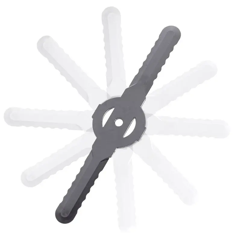

5pcs Plastic Lawn Mower Blade Grass Trimmer Head Replacement Garden Supply Tool 203F
