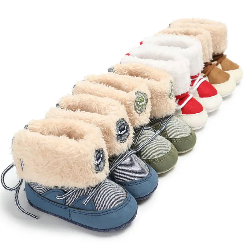 Мода 2019 одежда для малышей мальчиков и Девичьи зимние сапоги теплые детей на