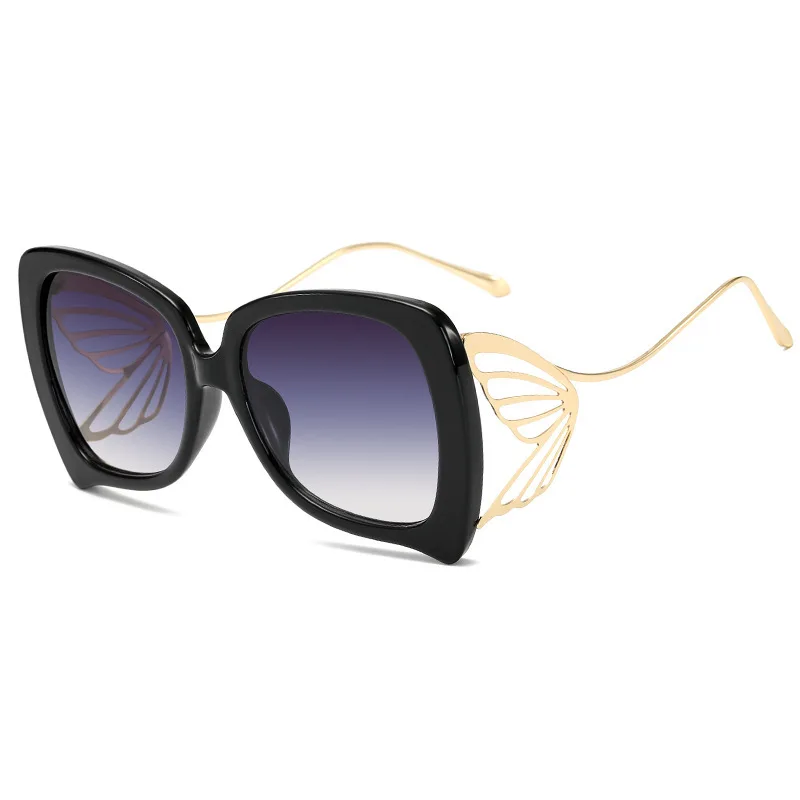 

Fashion Butterfly Elegant Sunglasses Women New Brand Oversized Shades UV400 Big Sun Glasses For Female Lady Ouclos De Sol