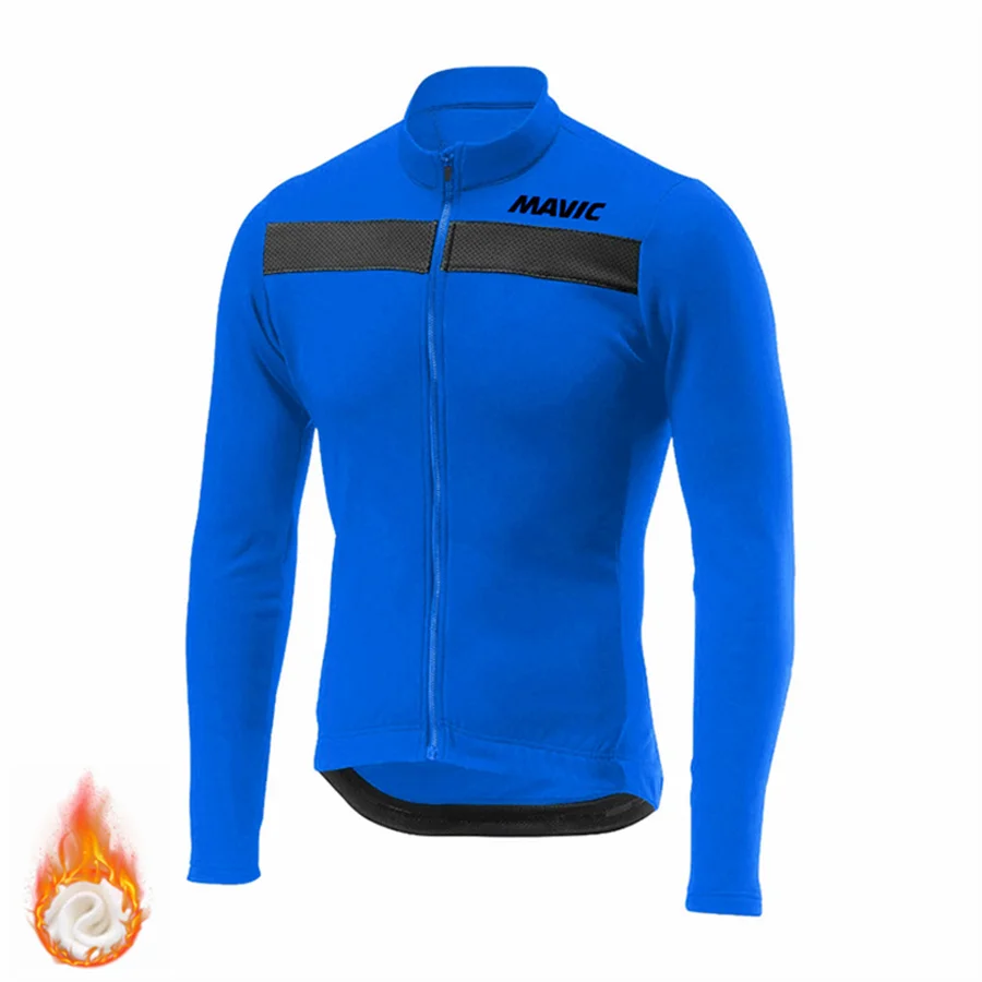 

NEW 2022 Winter Thermal Fleece Cycling Jersey Long Sleeve Cycling Mountian Bicycle Cycling Clothing Ropa Ciclismo Bicycle