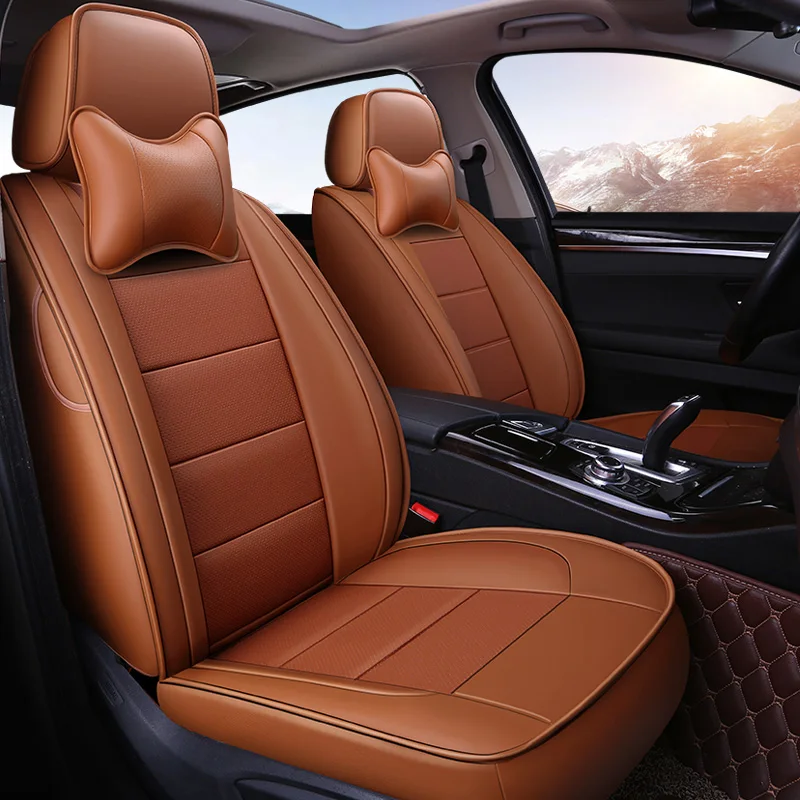 Набор кожаных чехлов на сиденья для VOLVO XC70 S60 S80 XC60 V40 V60 C30 C70 XC90 Buick Encore Lacrosse|Чехлы
