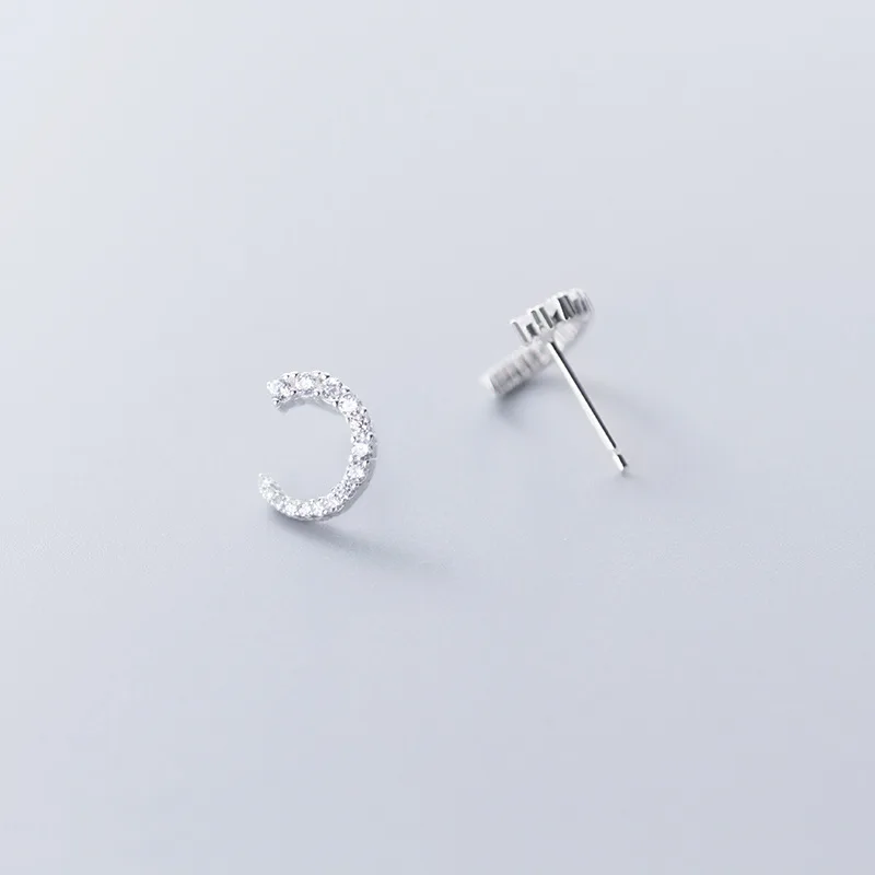 

La Monada Letter C Design Stud Earrings For Women Silver 925 Minimalist Fine Women Earrings In Jewelry Stud Earrings 925 Silver