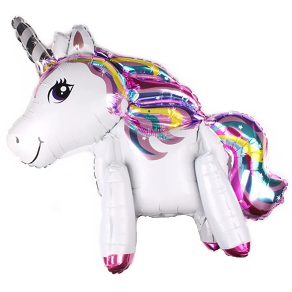 

Rainbow Unicorn Foil Balloons Animal Helium Ball Kids Inflatable Toys Happy Birthday Ballon WeddingBaby Shower Party Supplies