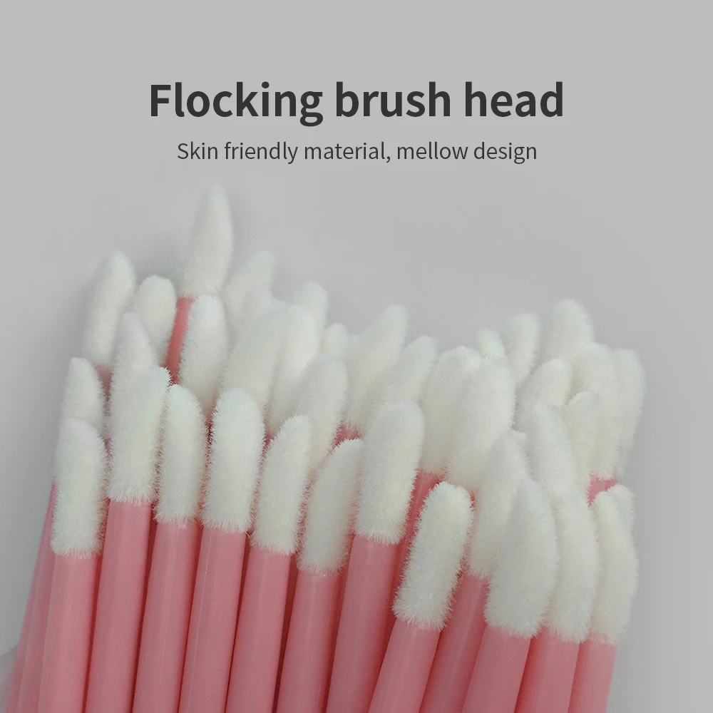 Оптовая продажа 50 шт одноразовая Косметическая кисть для губной помады блеск губ