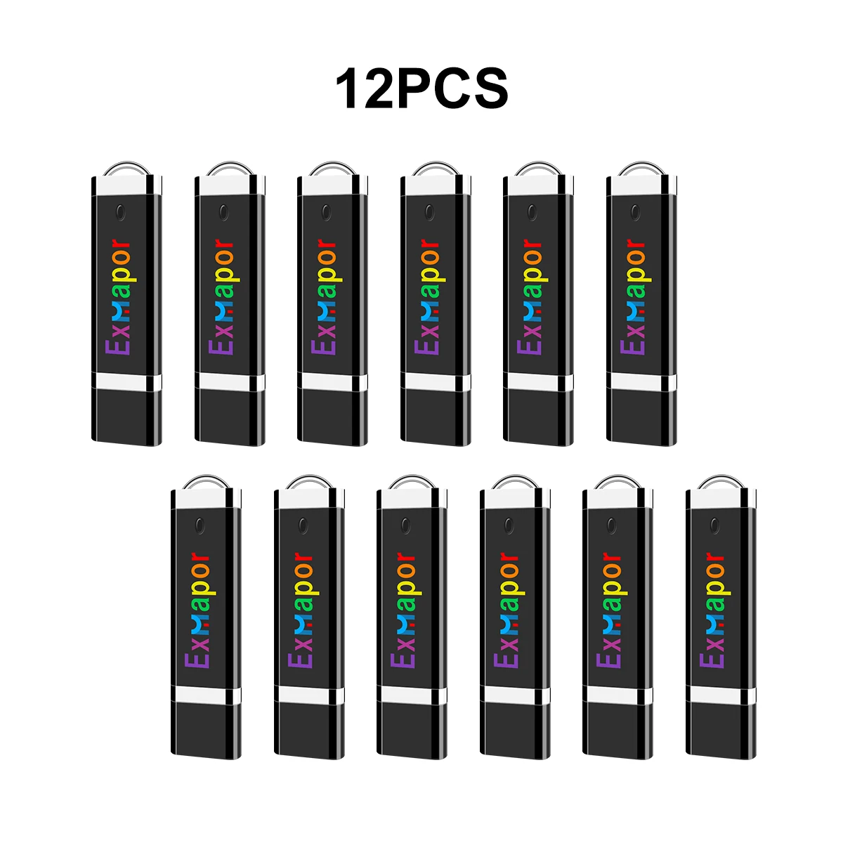 

12 Pack 4GB Bulk USB 2.0 Flash Drives 8GB 16GB Lighter Style Memory Stick Thumb Drives 32GB Pen Drive for Computer Desktop Black