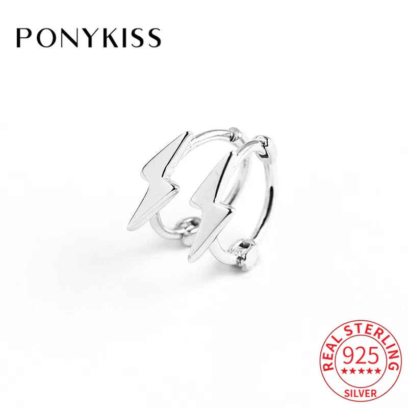 

Серьги-кольца женские из серебра 925 пробы с молнией